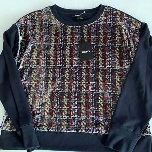 DKNY sequin sweatshirt
